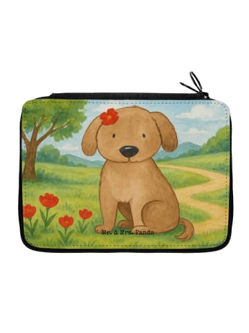 Mr. & Mrs. Panda Federtasche Hund Dame Design ohne Spruch in Weiß