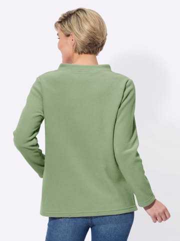 WITT WEIDEN Fleece-Shirt in eucalyptus