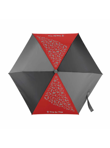 Step by Step Regenschirm Magic Rain EFFECT Petrol in Rot