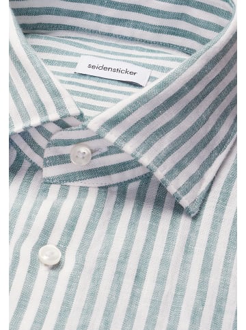 Seidensticker Leinenhemd Regular in Türkis