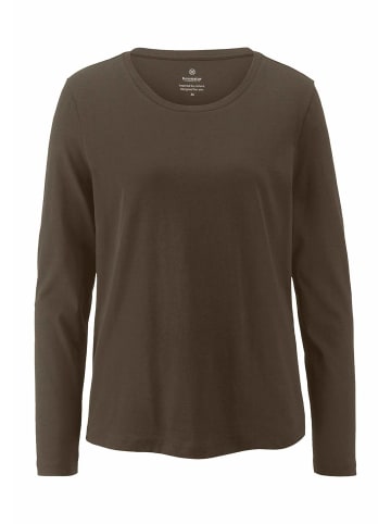 Hessnatur Hessnatur Longsleeve Relaxed aus Regenerative Organic Cotton (ROC) in vintage oliv