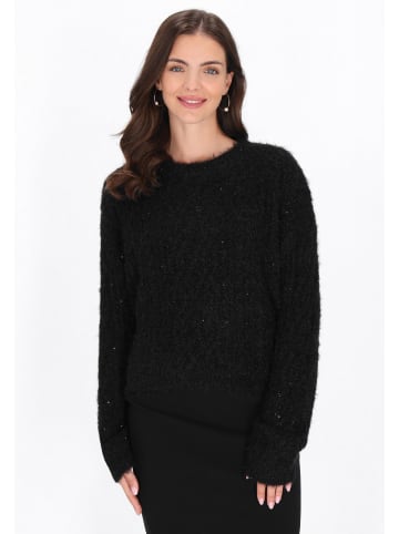 Usha Women Sweater in black