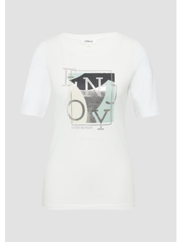 s.Oliver T-Shirt in 02D1_ecru