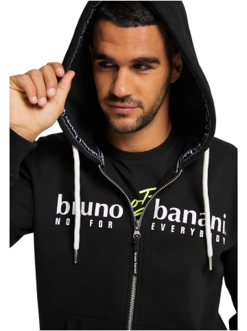 Bruno Banani Sweatjacke PARKER in Schwarz