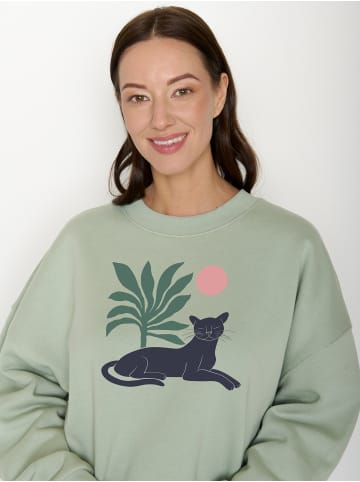 GreenBomb Core Panther Leaves in Muted Mint