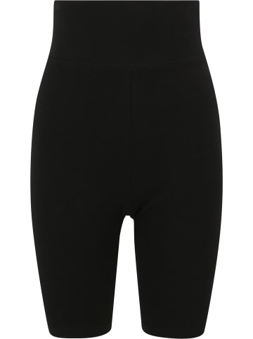 Urban Classics Urban Classics Damen Ladies High Waist Cycle Shorts 2-Pack in black/white