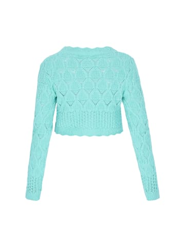 IZIA Women Cardigan in turquoise