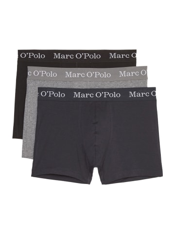 Marc O´Polo Bodywear Long Short / Pant Elements Organic Cotton in Black/Navy/Grey Melange