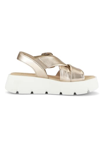 Gabor Plateau Sandalen in gold