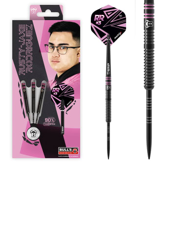 BULLS Steeldarts Rusty Jake Rodriguez Dartpfeile Darts-Set Profi in pink #3