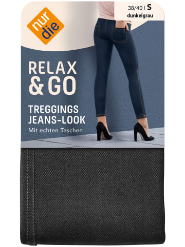 Nur Die  Treggings Relax & Go in Grau