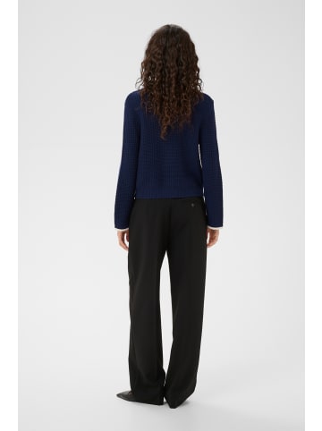 Soaked in Luxury Strickjacke SLNobilo Gerade Passform in Night Sky