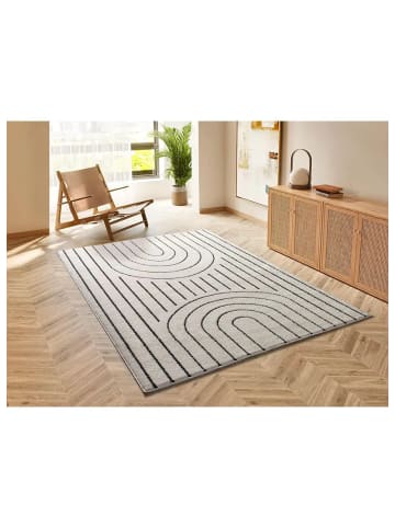 Atticgo Kurzflor-Teppich BLANCHE in weiß