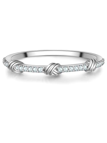 Glanzstücke München Ring aus Sterling Silber mit Zirkonia in silber
