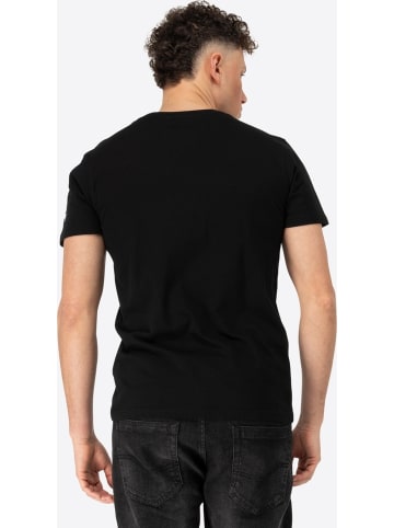 Lonsdale T-Shirt "Yarnbrook T-Shirt Normale Passform Doppelpack" in Schwarz