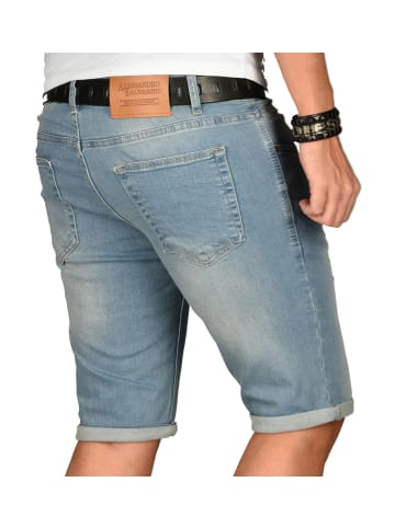 Alessandro Salvarini Jeansshorts Salvarini-Shorts-Multi2 in Blue