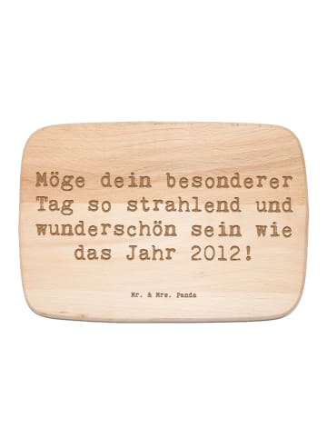 Mr. & Mrs. Panda Holzbrett Spruch 2012 Geburtstag mit Spruch in Transparent