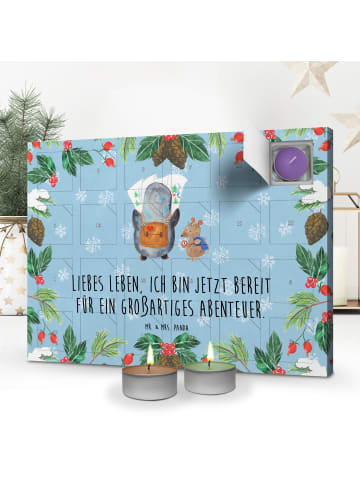 Mr. & Mrs. Panda Duftkerzen Adventskalender Pinguin & Maus Wande... in Eisblau