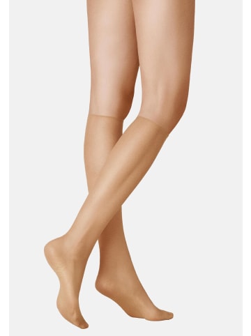 Kunert Feinkniestrümpfe Beauty 7 ultra-transparent in Cashmere