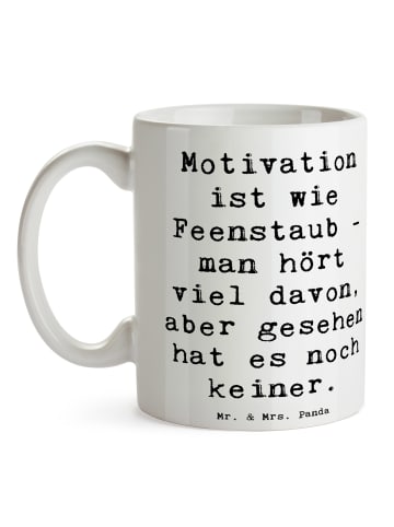 Mr. & Mrs. Panda Tasse Magische Motivation mit Spruch in Weiß