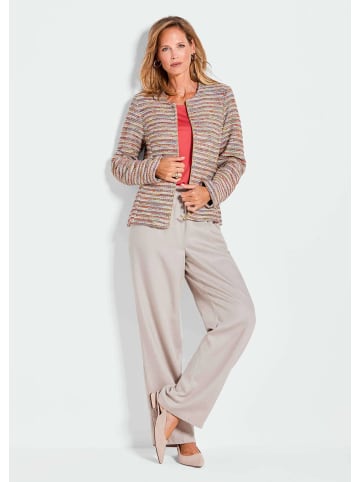 GOLDNER Jacke Elegante Bouclé-Jacke mit Multicolor-Design in bunt / gemustert