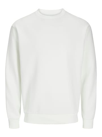 Jack & Jones Basic Sweater Sweatshirt Pullover JJEBRADLEY in Weiß
