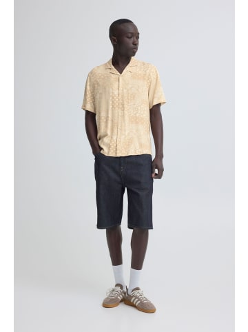 BLEND Kurzarmhemd BHAslak in Beige