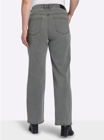 sheego Jeans in grey denim