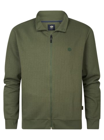 Petrol Industries Lässiger Cardigan in Plus Size Windcrest in Grün