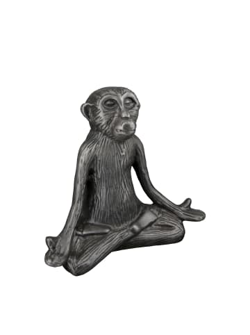 GILDE Figur Monkey anthrazitfarben - (H) 19 cm