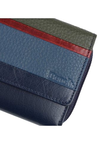 Bench Geldbörse RFID Leder 10 cm in dunkelblau