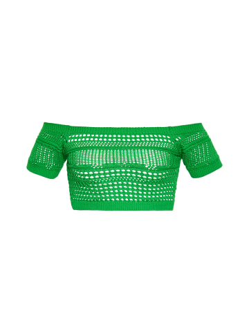 Swirly Damen Short-Top in Grün