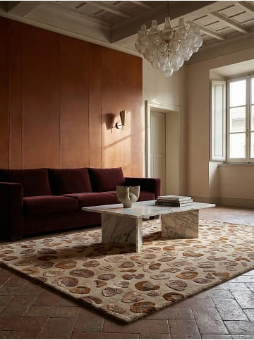 KADIMA DESIGN Teppich Kurzflor Strapazierfähig SABLE Tiermotiv Wohnzimmer Modern in Natur