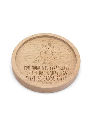 Mr. & Mrs. Panda Untersetzer Fuchs Lord mit Spruch in Transparent