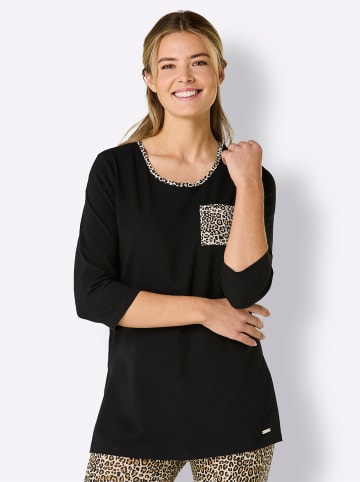 WITT WEIDEN Longshirt in schwarz