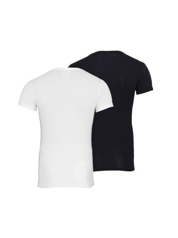 Emporio Armani Shirt 'Doppelpack' in black white