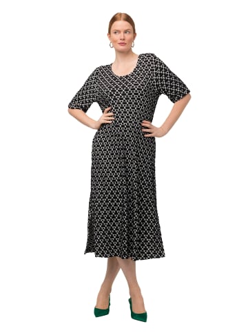 Ulla Popken Jerseykleid in schwarz