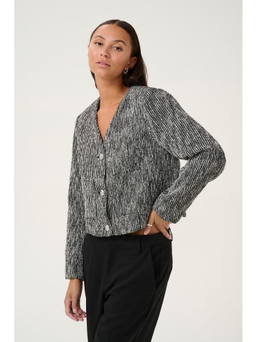 Kaffe Blazer KAminella in Black & White boucle