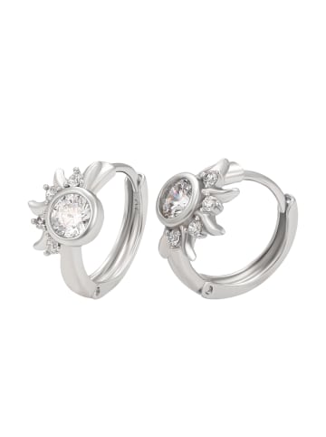 faina Women Huggie Earrings in Silver