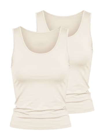 Nina von C. 2er Pack Achseltop in champagner