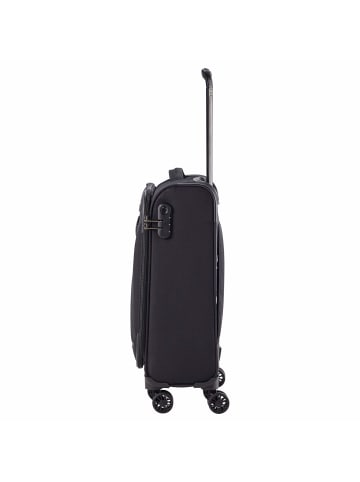 travelite Chios - 4-Rollen-Kabinentrolley S 55 cm in schwarz