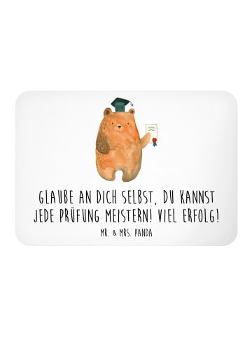Mr. & Mrs. Panda Magnet Prüfungen bestehen mit Spruch in Weiß