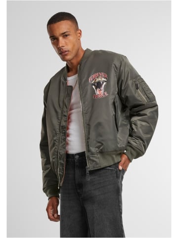 Mister Tee Jacke "Forever Fierce MA1 Bomber" in Grün