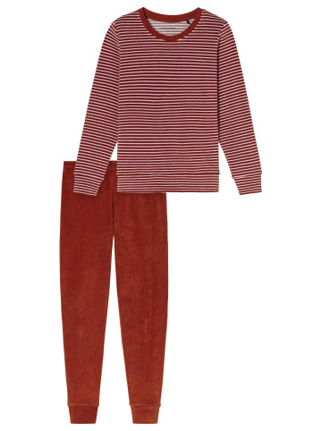 Schiesser Schlafanzug Casual Essentials in Orange