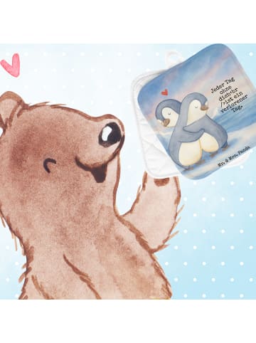 Mr. & Mrs. Panda Ofenhandschuhe Pinguine Kuscheln Design mit Spruch in Weiß