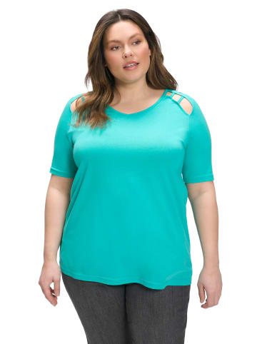 Ulla Popken Shirt in cyan