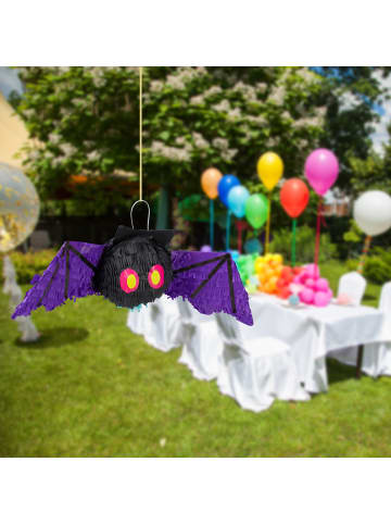 relaxdays 2 x Pinata "Fledermaus" in Schwarz