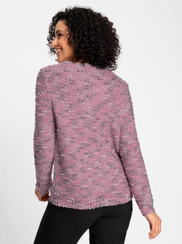 WITT WEIDEN Bouclé-Pullover in mauve-meliert
