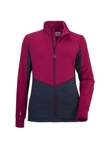 Killtec Midlayer Powerstretchjacke in Beere