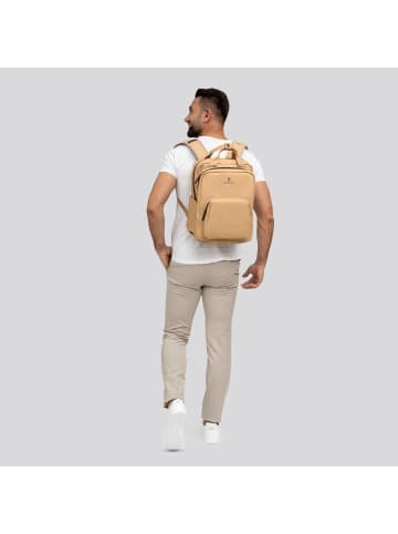 Pactastic Urban Collection Rucksack 40 cm Laptopfach in beige